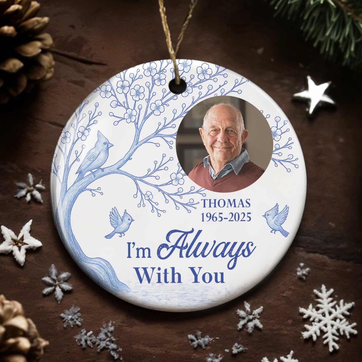 I'm Always With You, Birds On Floral Branch