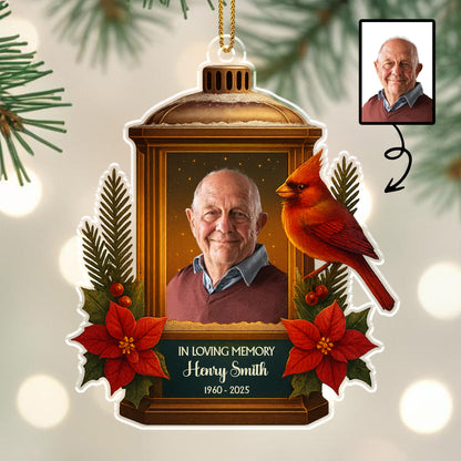 In Loving Memory, Lantern And Cardinal Design