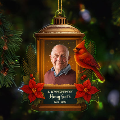 In Loving Memory, Lantern And Cardinal Design