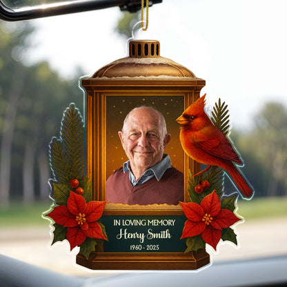 In Loving Memory, Lantern And Cardinal Design