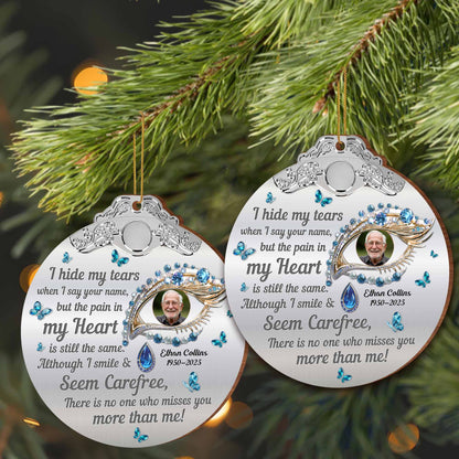 I Hide My Tears When I Say Your Name, Heart and Butterflies Design