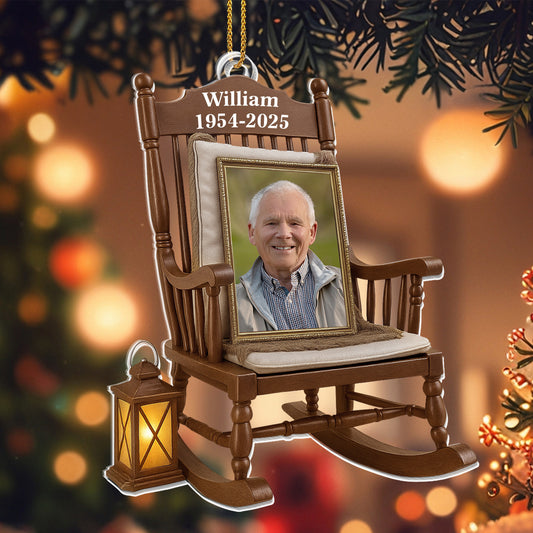 Cherish Every Memory And Love Every Moment, Rocking Chair Ornament