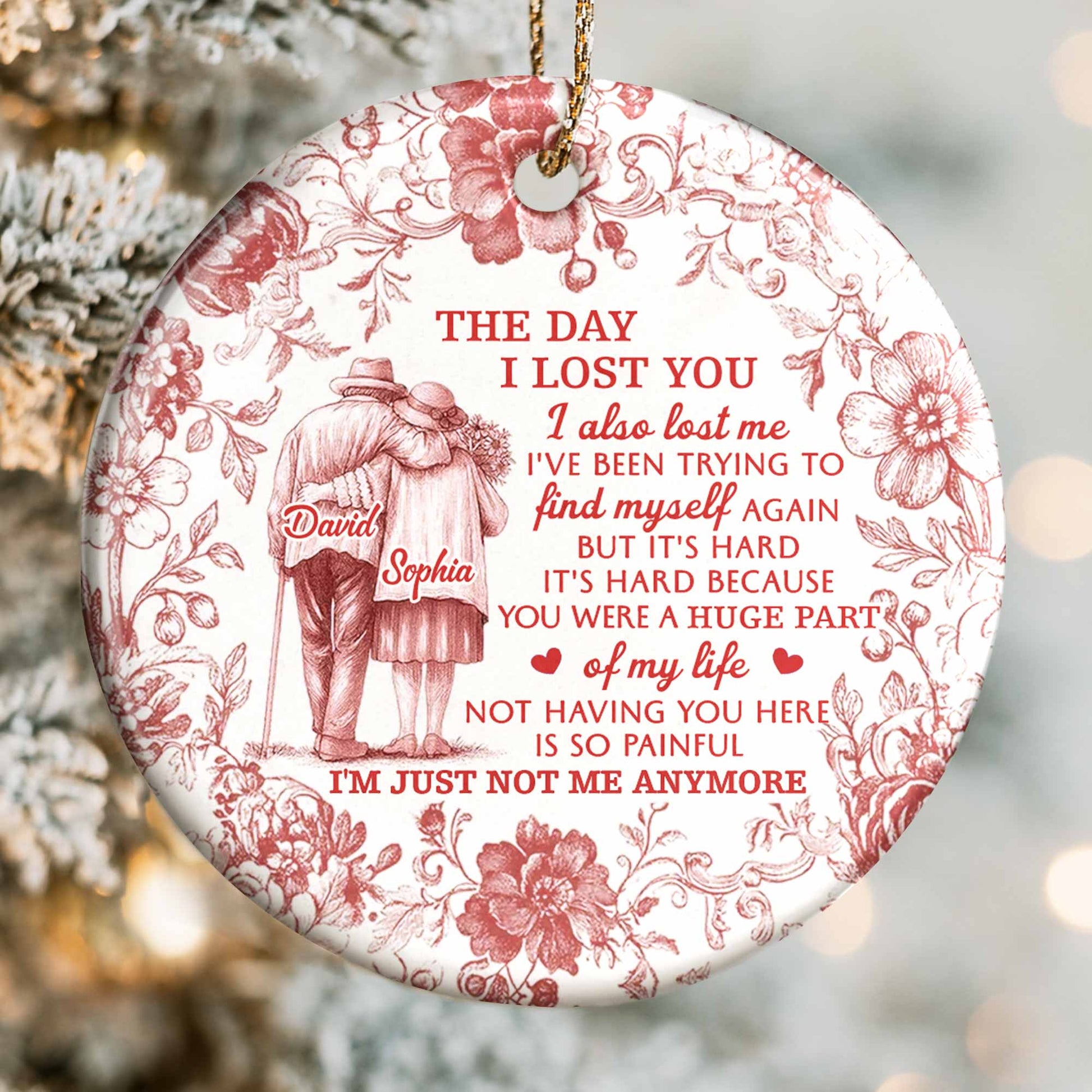 The Day I Lost You, Floral Couple Design