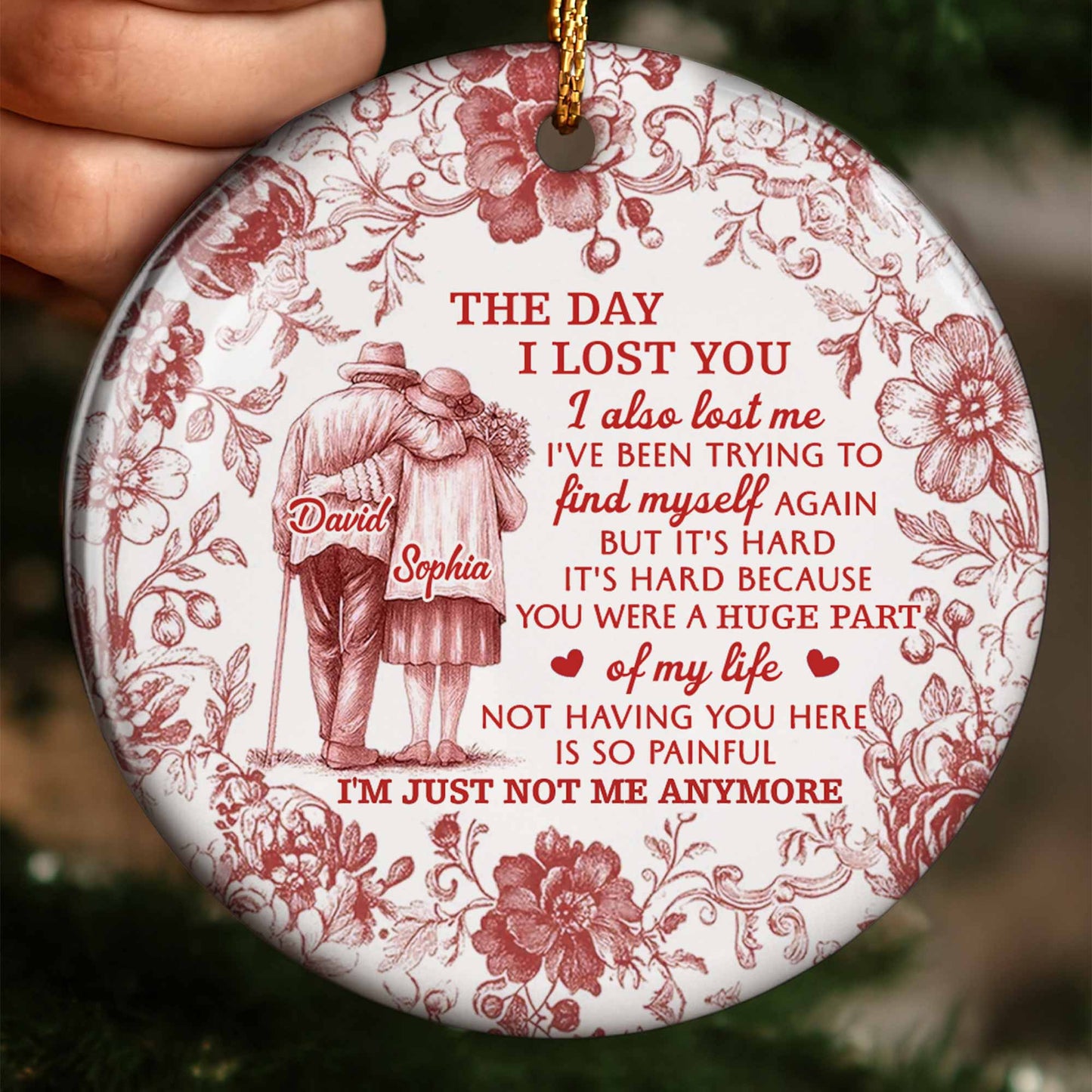 The Day I Lost You, Floral Couple Design