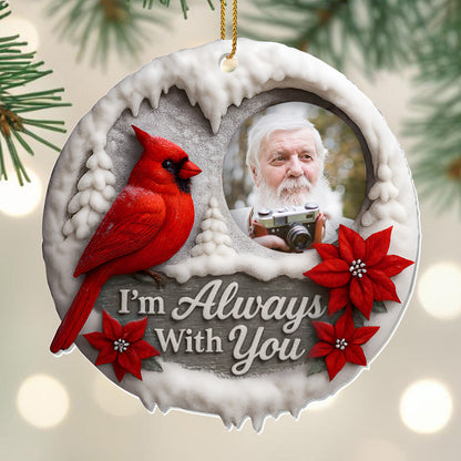 I'm Always With You, Cardinal And Poinsettias