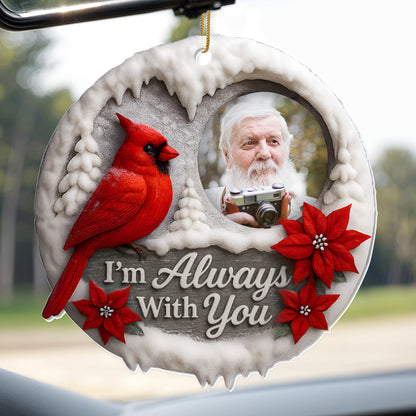 I'm Always With You, Cardinal And Poinsettias
