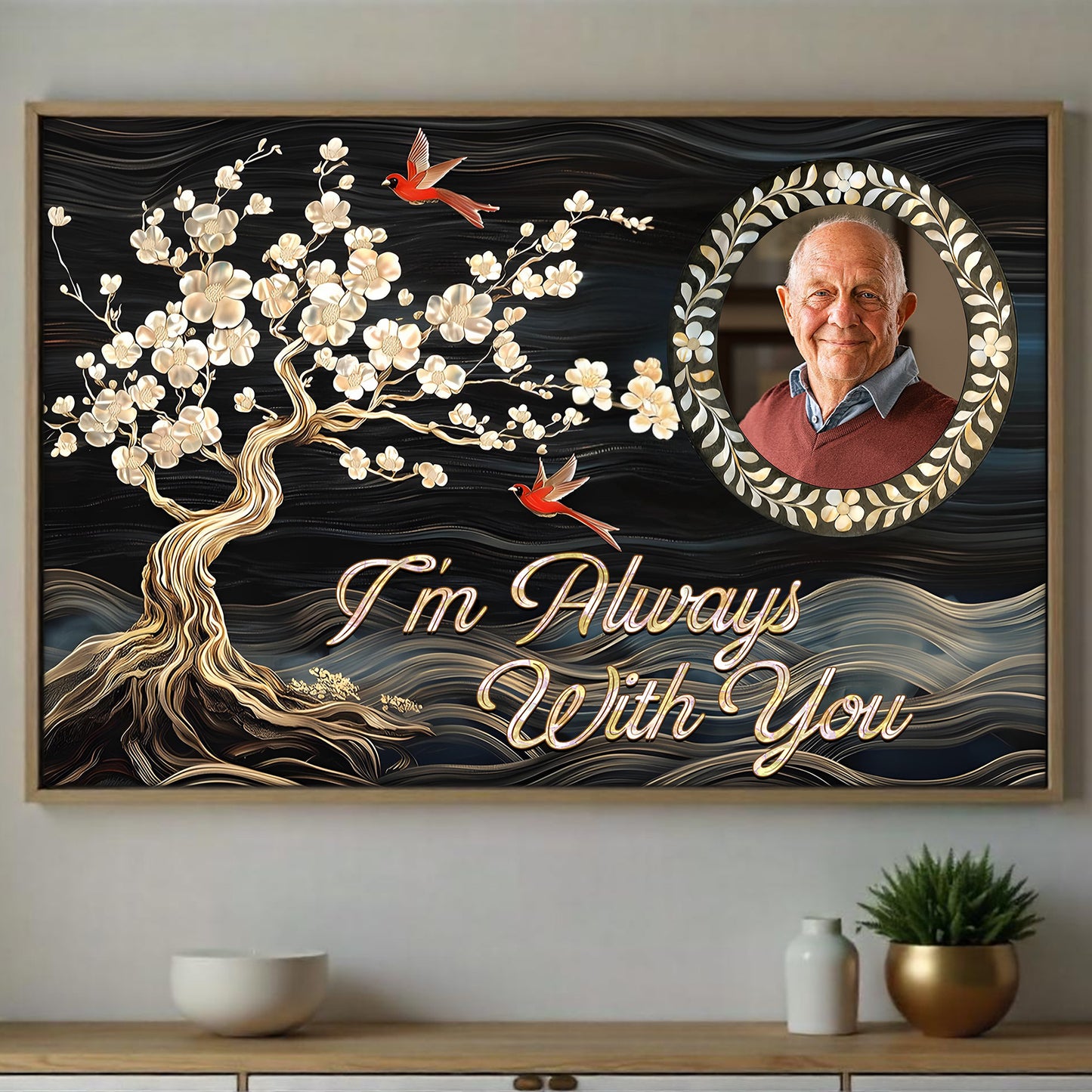 I'm Always With You, Tree and Birds Design