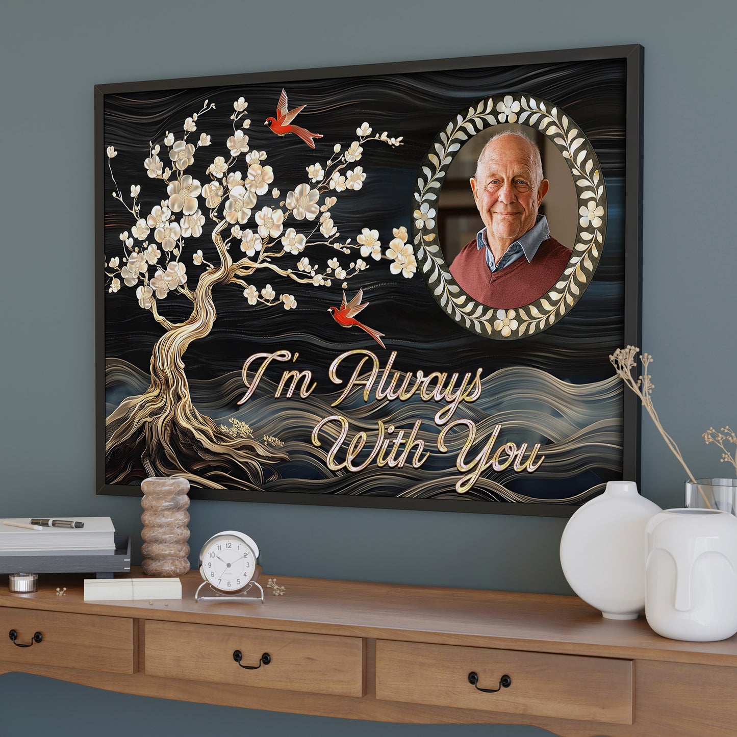 I'm Always With You, Tree and Birds Design