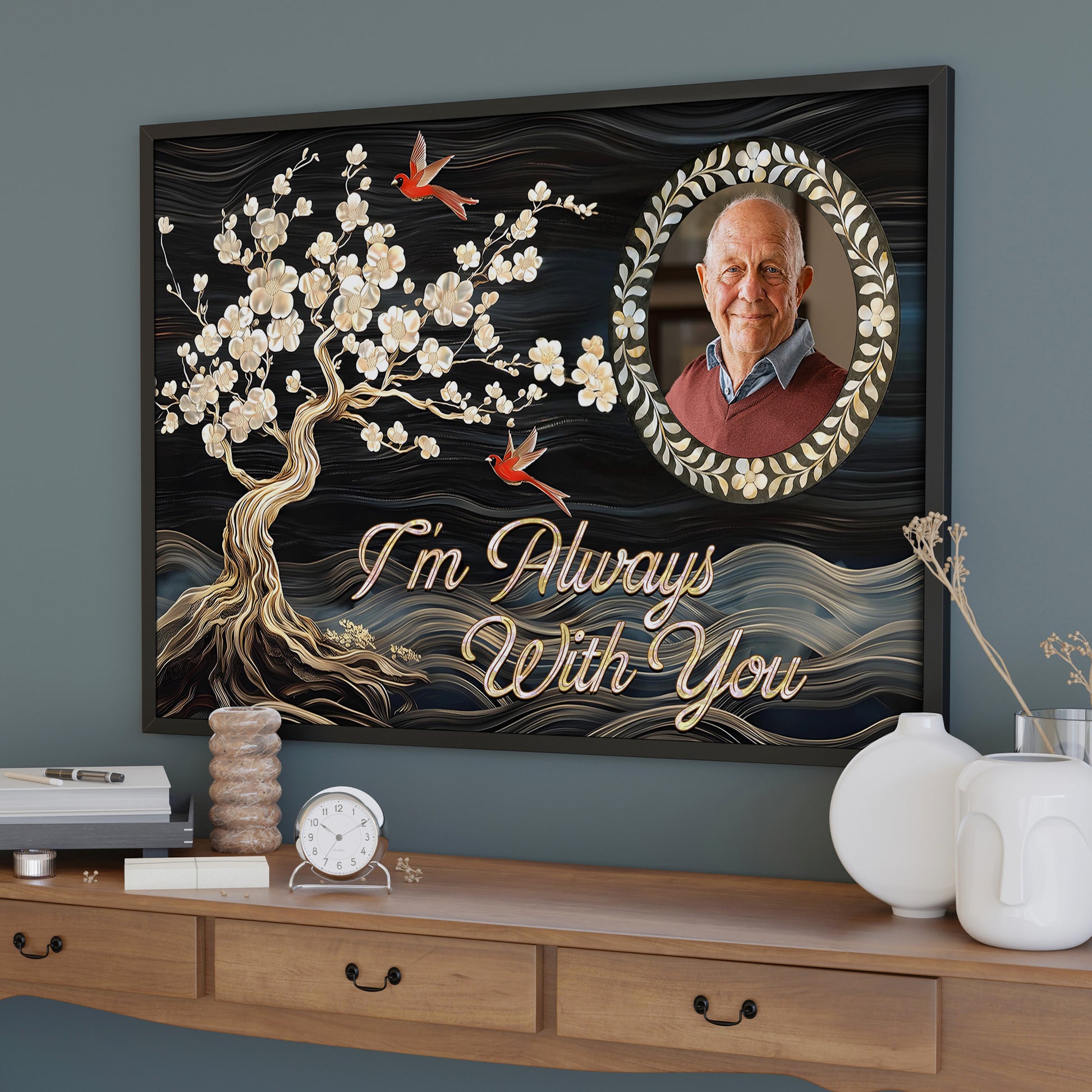 I'm Always With You, Tree and Birds Design