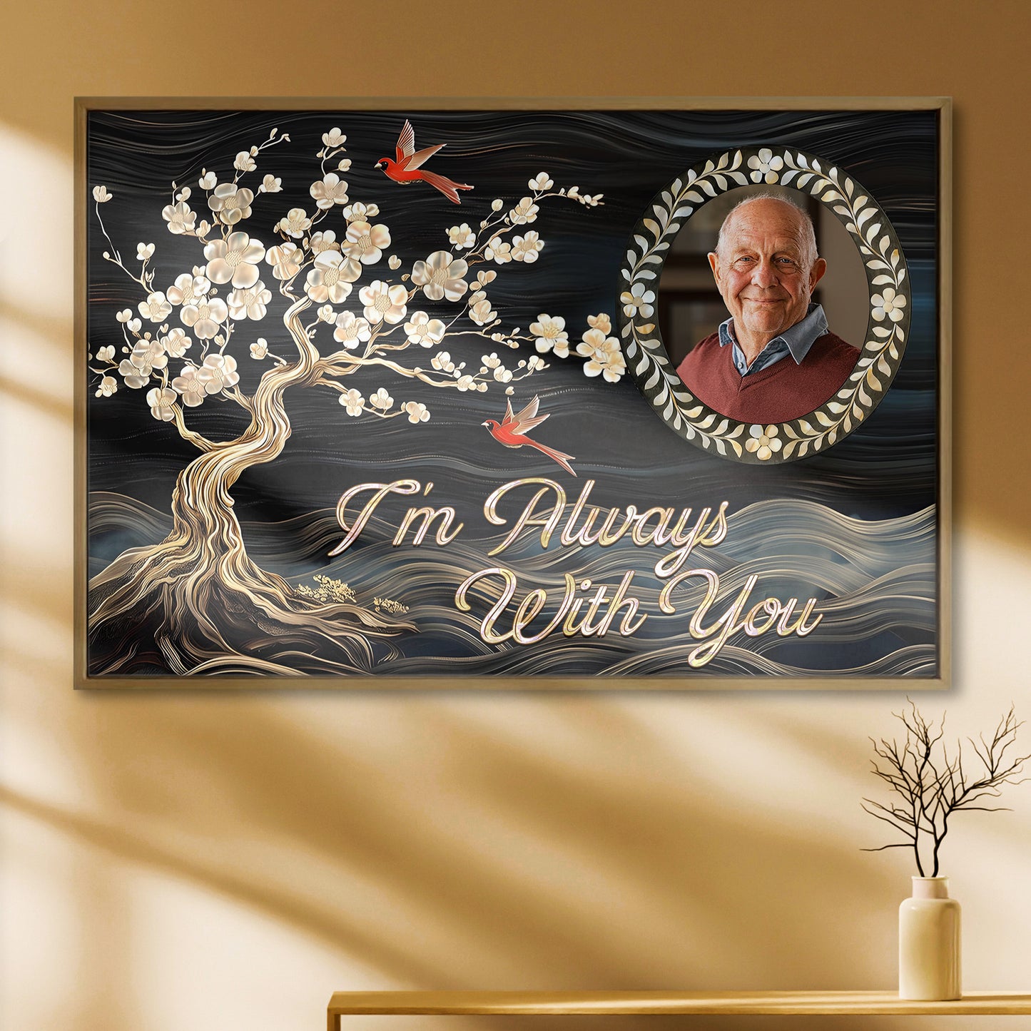 I'm Always With You, Tree and Birds Design