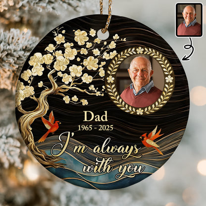 I'm Always With You With Flowers, Bird, And Tree