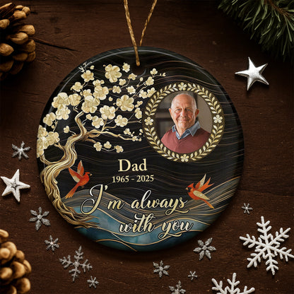 I'm Always With You With Flowers, Bird, And Tree