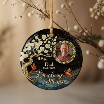 I'm Always With You With Flowers, Bird, And Tree