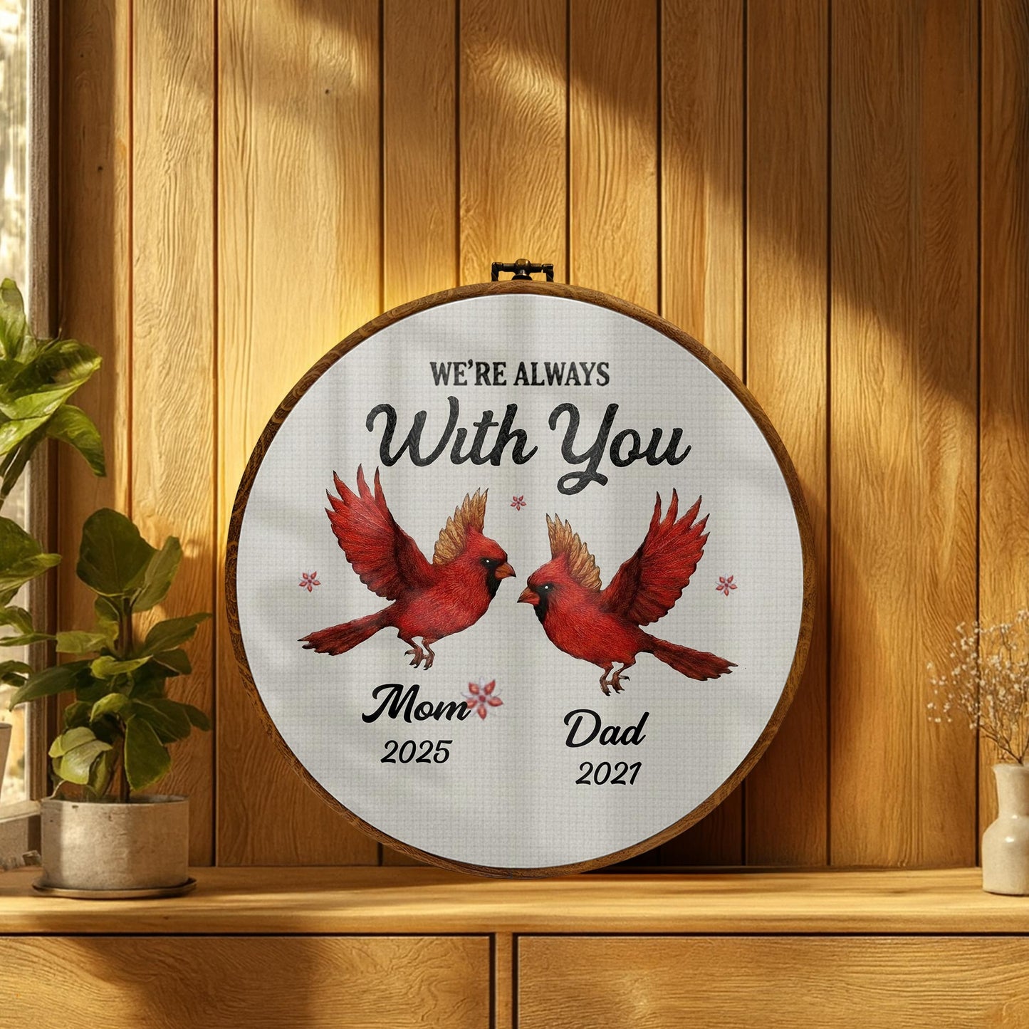 We're Always With You With Red Birds