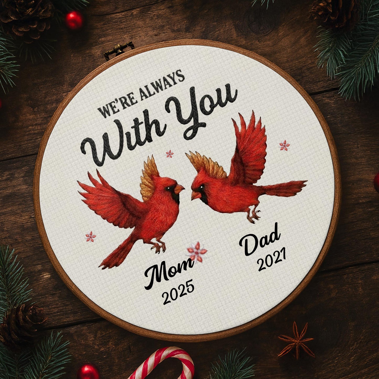 We're Always With You With Red Birds