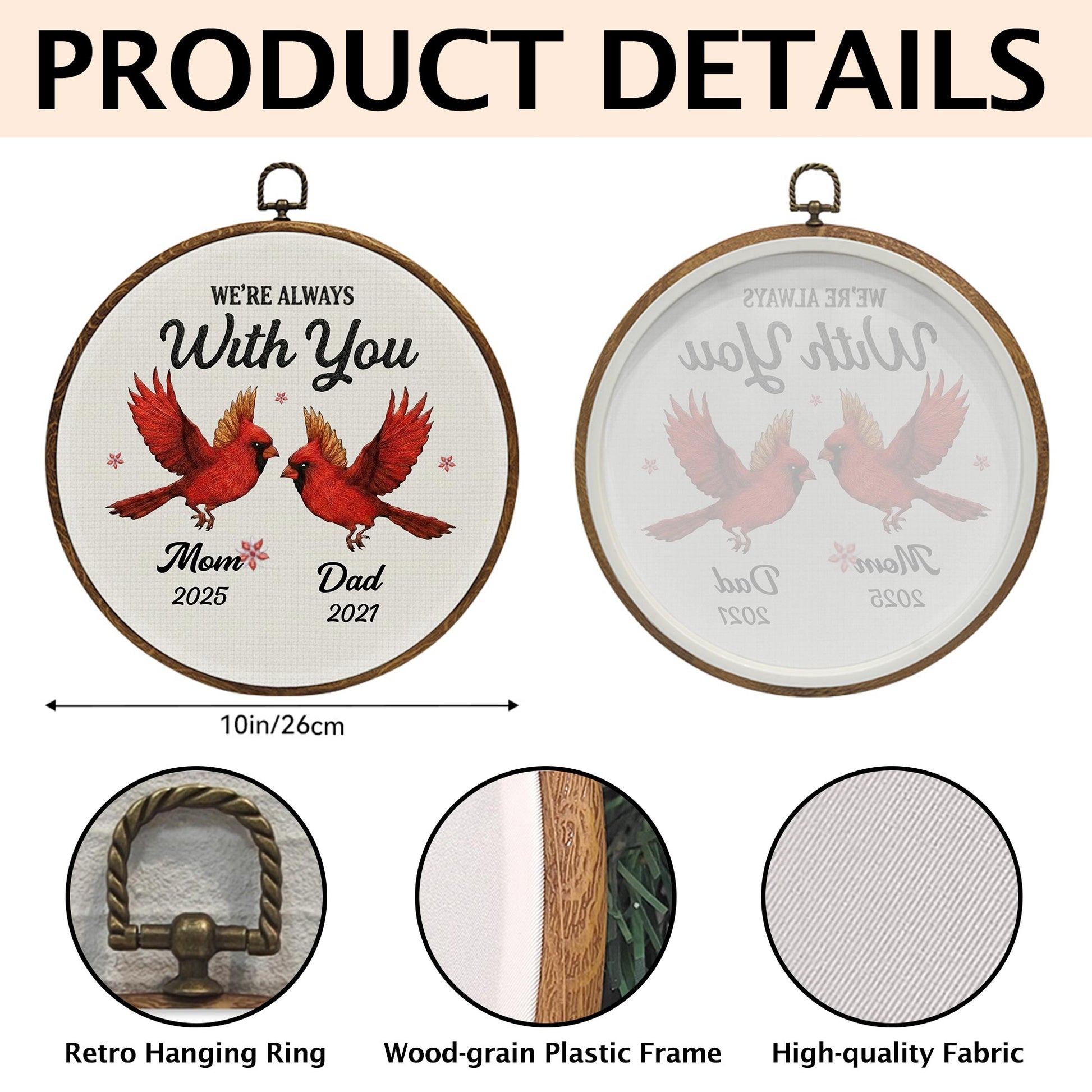 We're Always With You With Red Birds