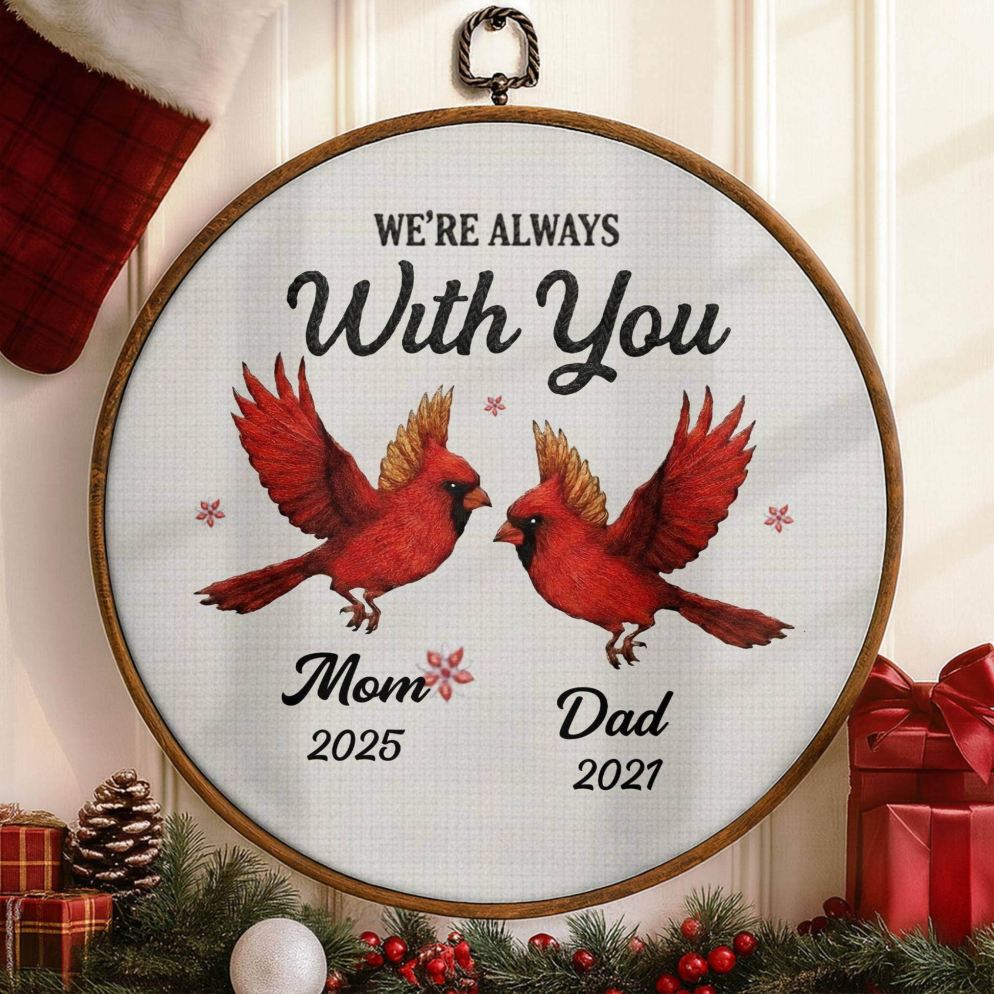 We're Always With You With Red Birds