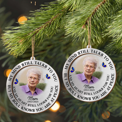 My Mind Still Talks to You, Butterfly Memorial Ornament