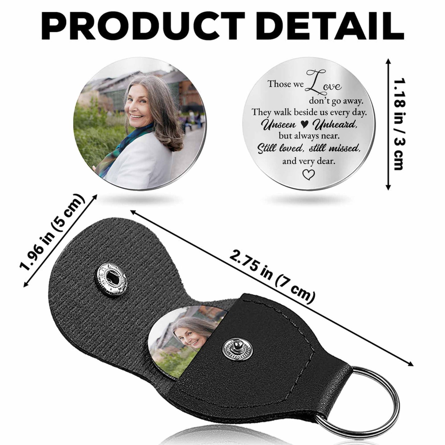 Those We Love Don't Go Away, Pocket Hug Keychain