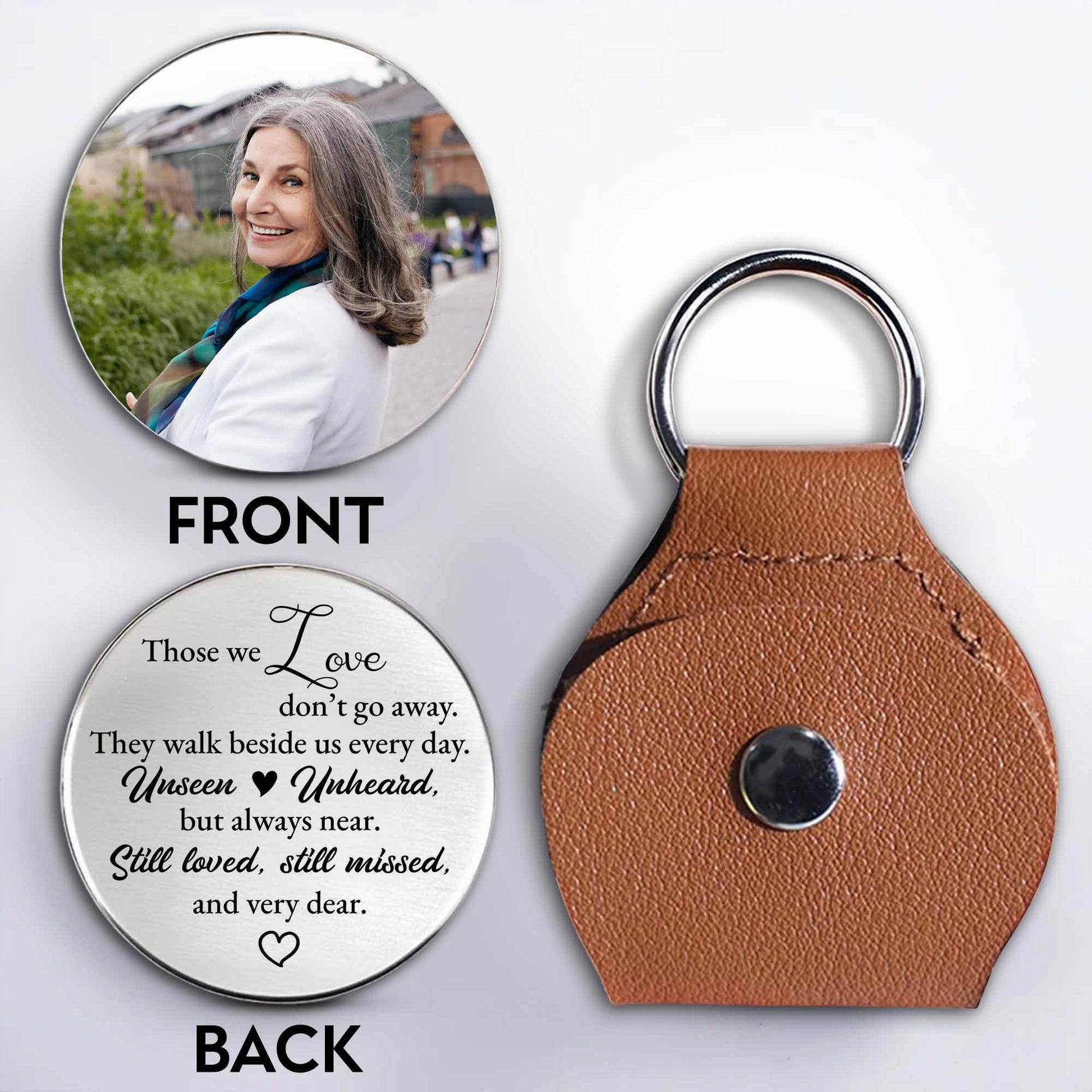 Those We Love Don't Go Away, Pocket Hug Keychain