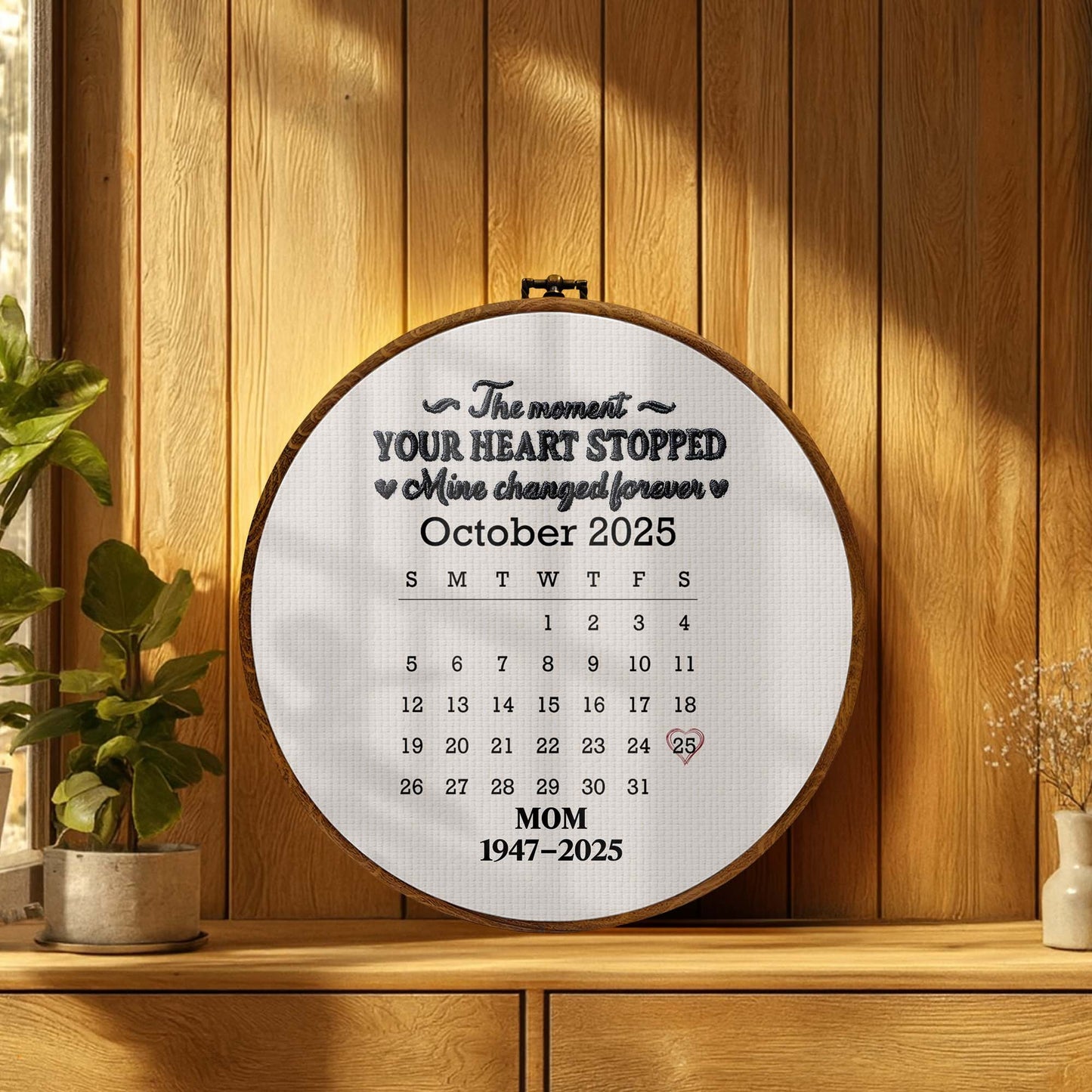The Moment Your Heart Stopped, Calendar Design