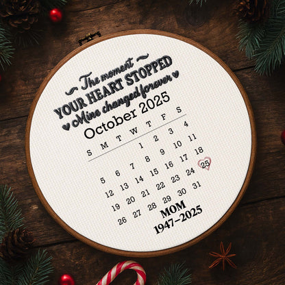 The Moment Your Heart Stopped, Calendar Design