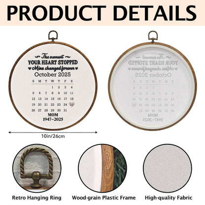 The Moment Your Heart Stopped, Calendar Design