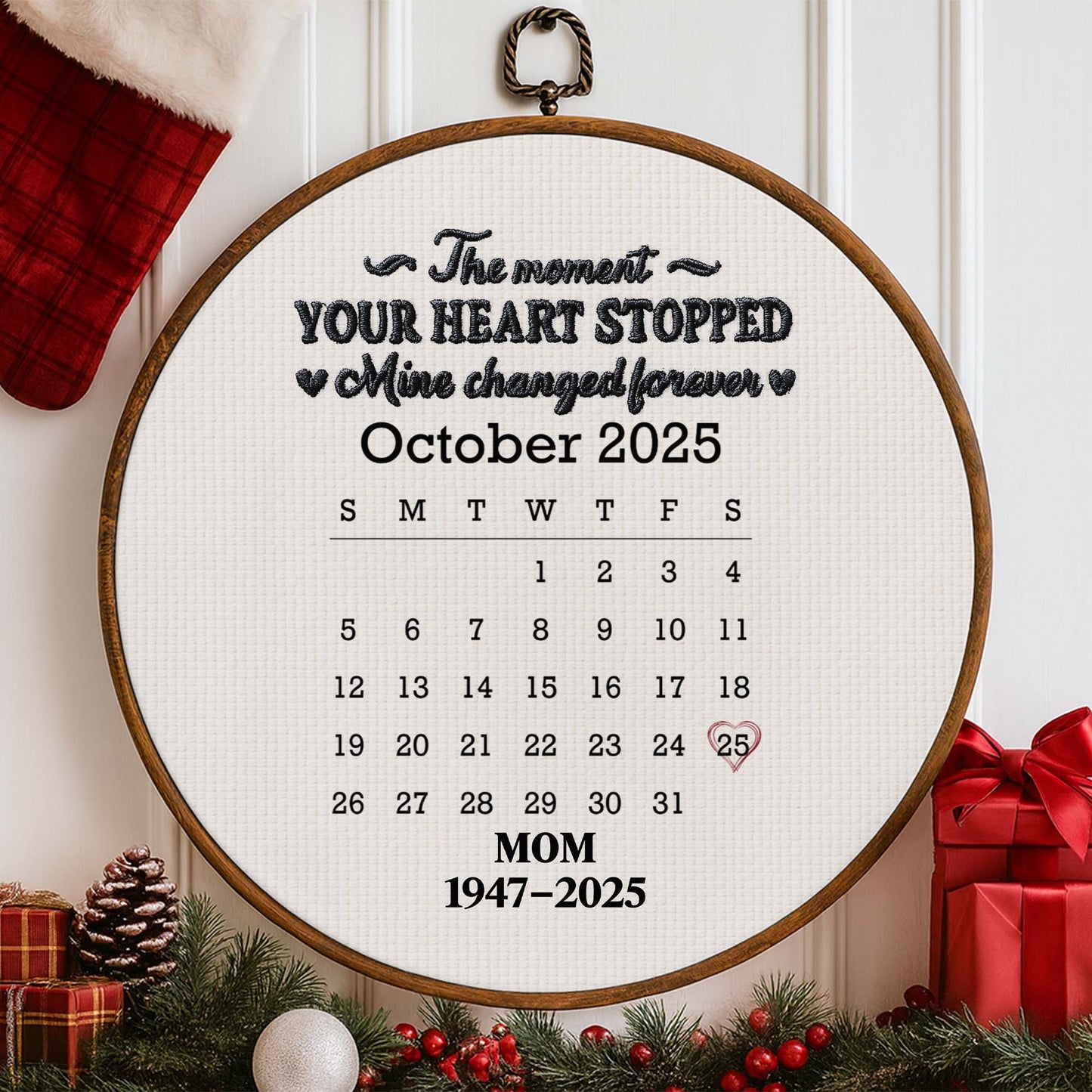 The Moment Your Heart Stopped, Calendar Design