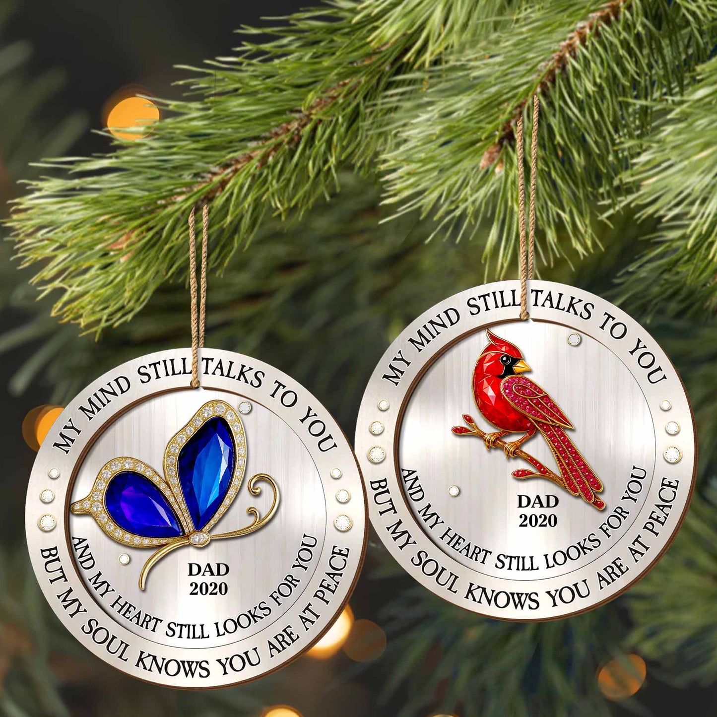 My Mind Still Talks To You, Butterfly Jewel Design