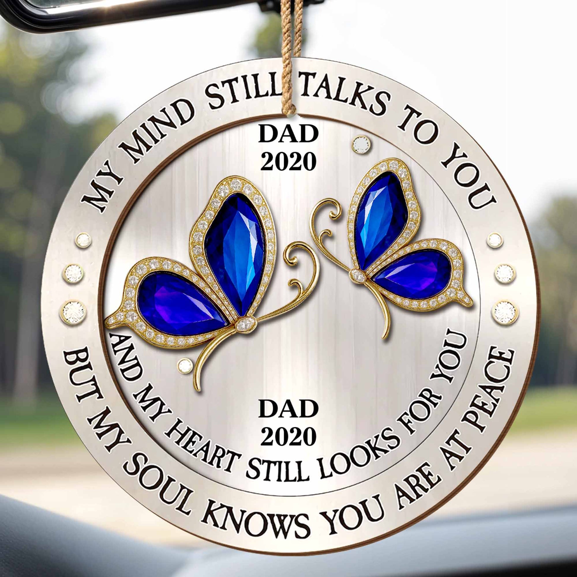 My Mind Still Talks To You, Butterfly Jewel Design