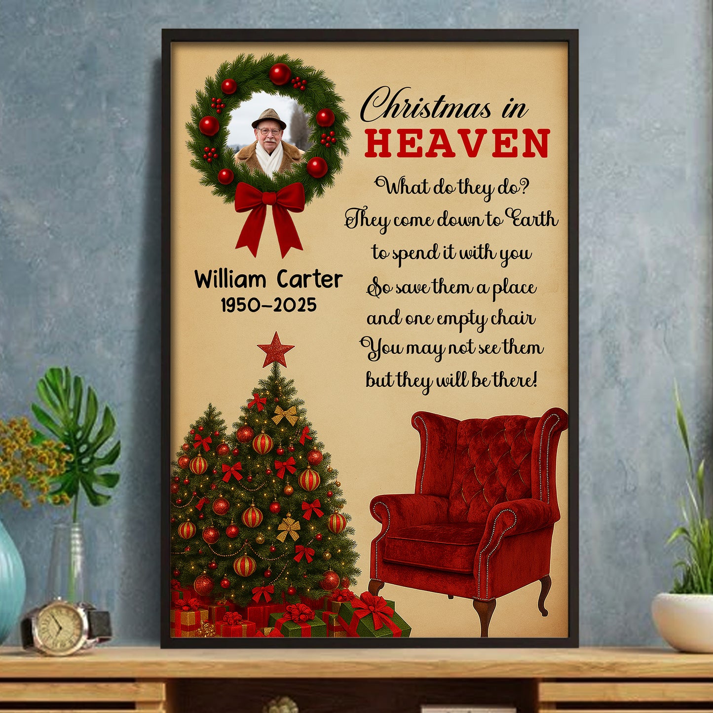 Christmas In Heaven, Save A Place And Empty Chair