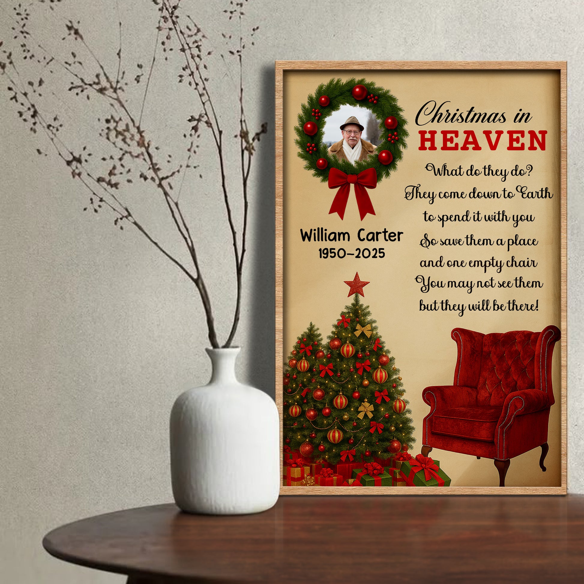 Christmas In Heaven, Save A Place And Empty Chair