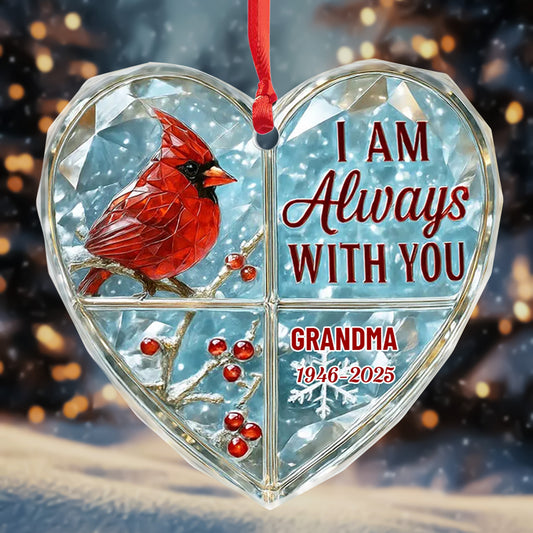 I Am Always With You Cardinal and Snow Design