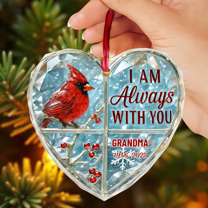 I Am Always With You Cardinal and Snow Design