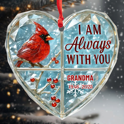 I Am Always With You Cardinal and Snow Design