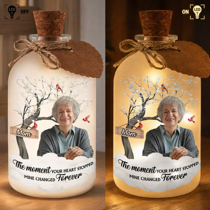 The Moment Your Heart Stopped Mine Changed Forever Cardinal Tree