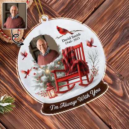 I'm Always With You, Cardinal Birds And Christmas Tree