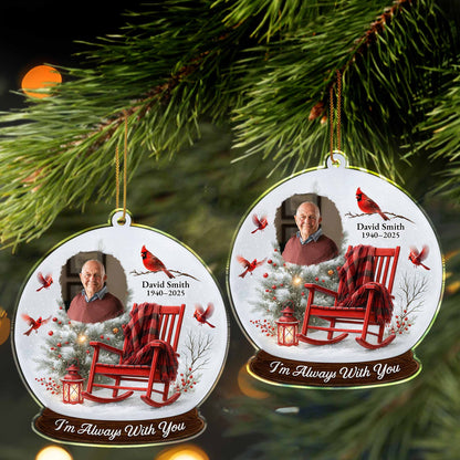 I'm Always With You, Cardinal Birds And Christmas Tree