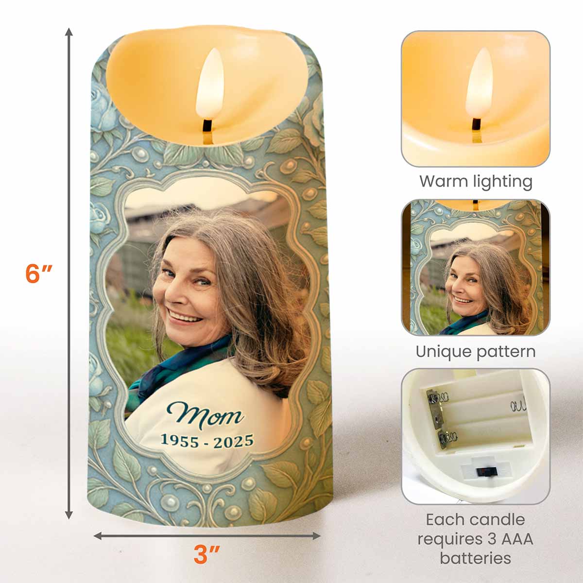 Those We Love Don't Go Away, Beautiful Floral and Butterfly Design