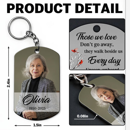 Those We Love Don't Go Away, Cardinal Birds Beside Branches