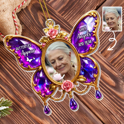 Butterflies Appear When Angels Are Near, Floral Butterfly Design