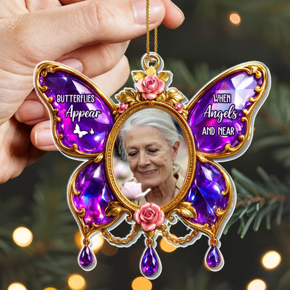 Butterflies Appear When Angels Are Near, Floral Butterfly Design