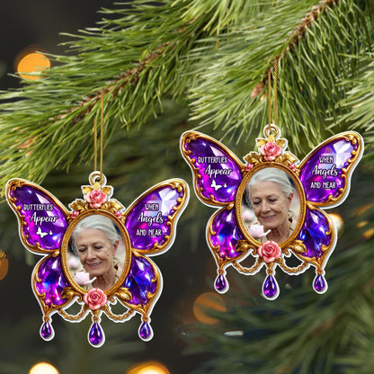 Butterflies Appear When Angels Are Near, Floral Butterfly Design