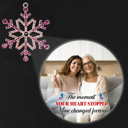 The Moment Your Heart Stopped, Snowflake Photo Keepsake