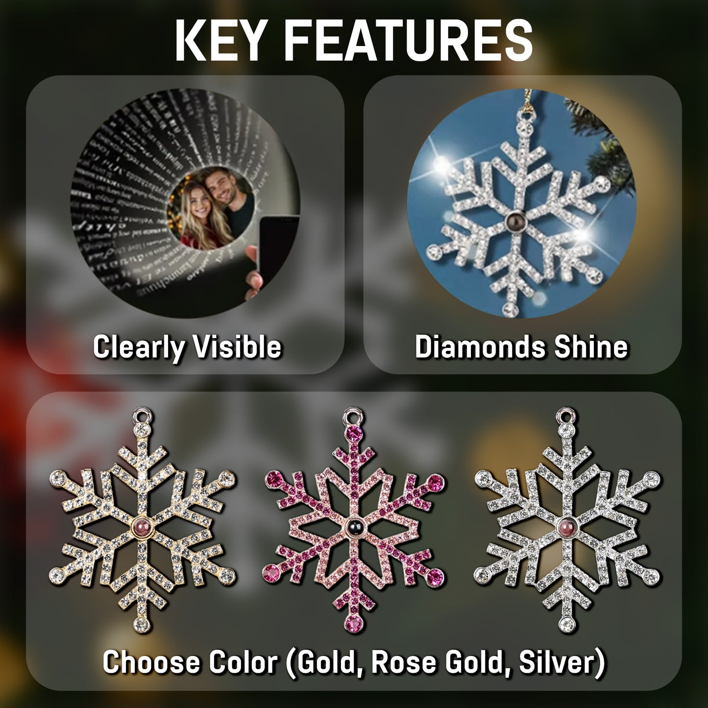 Dedicated To You, Capturing Memories Snowflake