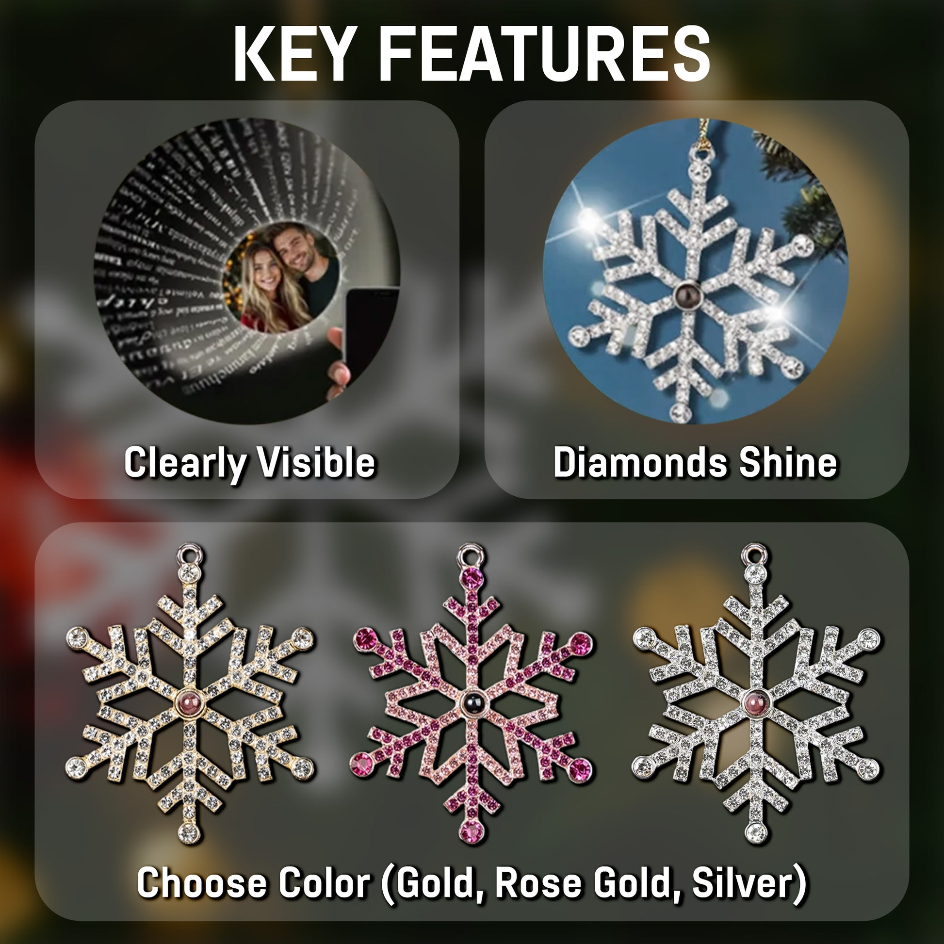 Dedicated To You, Capturing Memories Snowflake