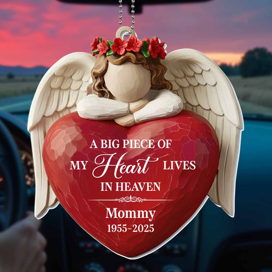 A Big Piece Of My Heart Lives In Heaven Angel Heart