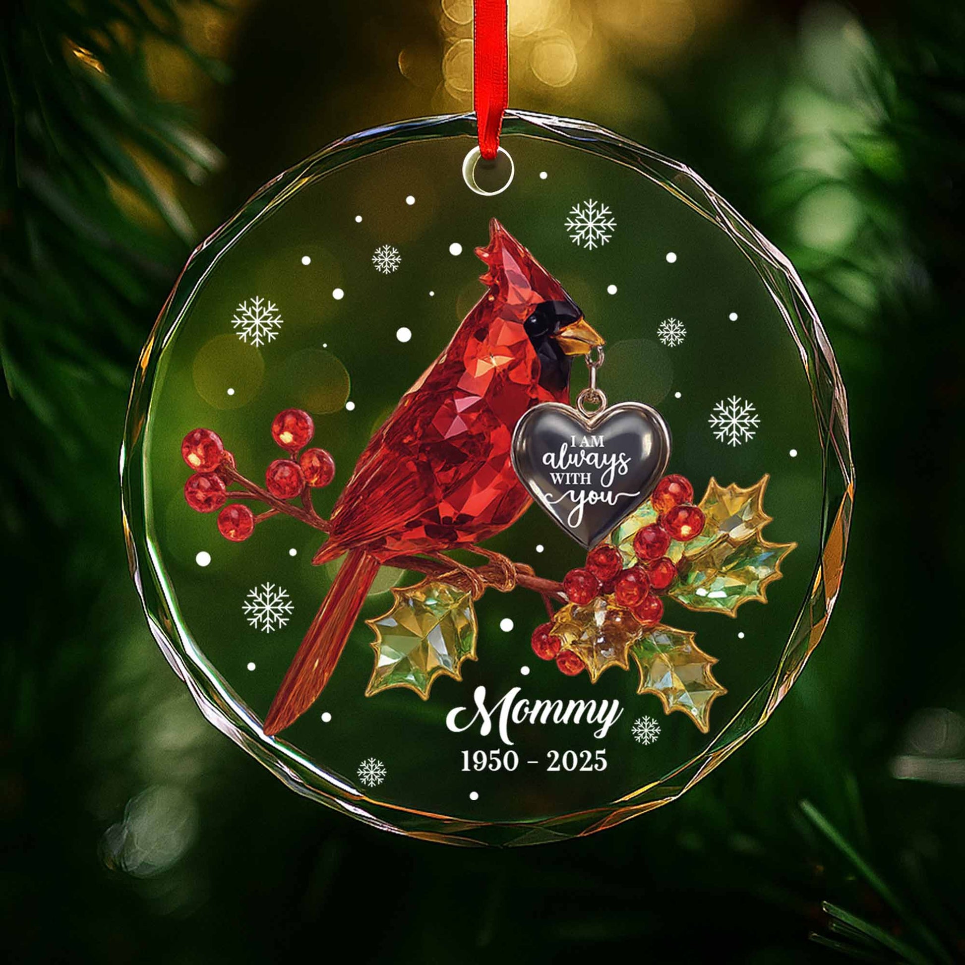 I Am Always With You, Cardinal Bird Ornament