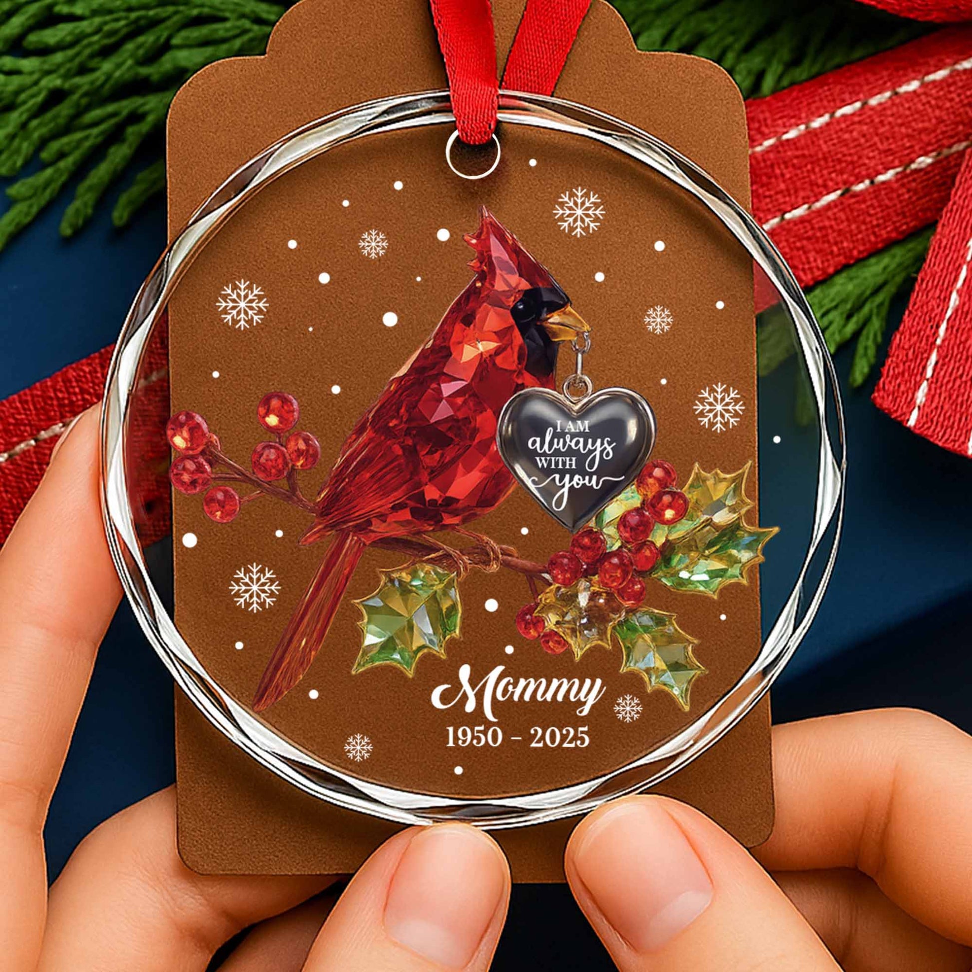I Am Always With You, Cardinal Bird Ornament