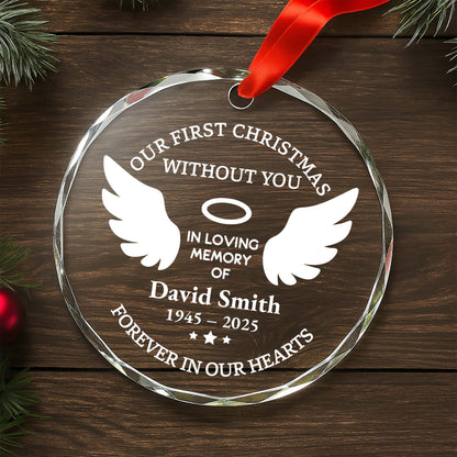 Our First Christmas Without You, Memorial Wings And Halo